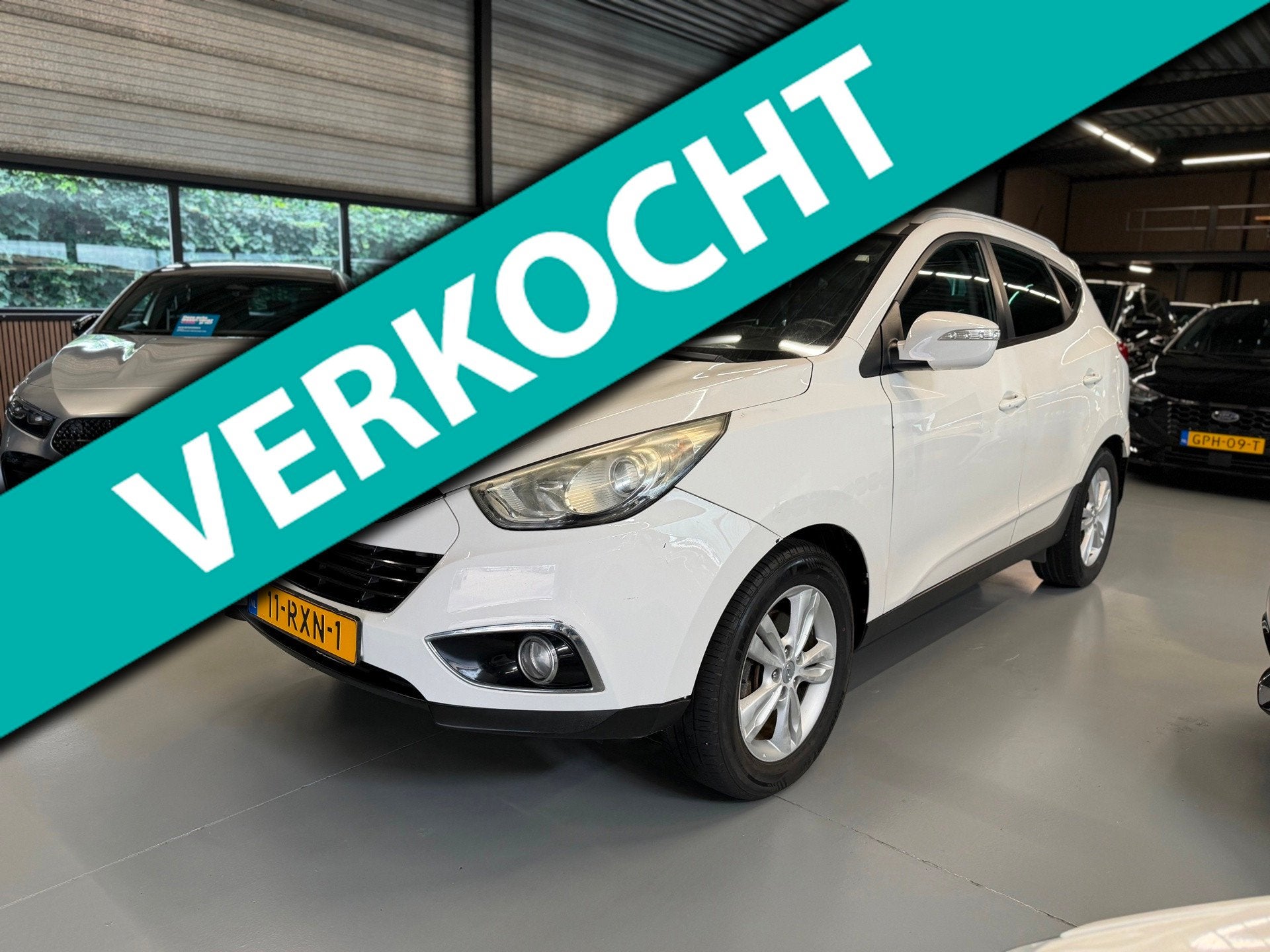 Hyundai Ix35 2.0 CRDi Business Edition Navi l Leder l Clima, Auto's, Hyundai, Voorwielaandrijving, Euro 5, 136 pk, 4 cilinders