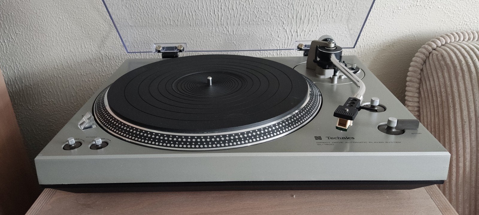 In schitterende staat. TECHNICS SL 1400 direct drive, Ophalen of Verzenden, Zo goed als nieuw, Technics