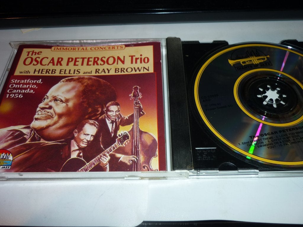 The Oscar Peterson Trio - Immortal Concerts 1956 CD, Inclusief boekje, Verzenden, Zo goed als nieuw, Jazz