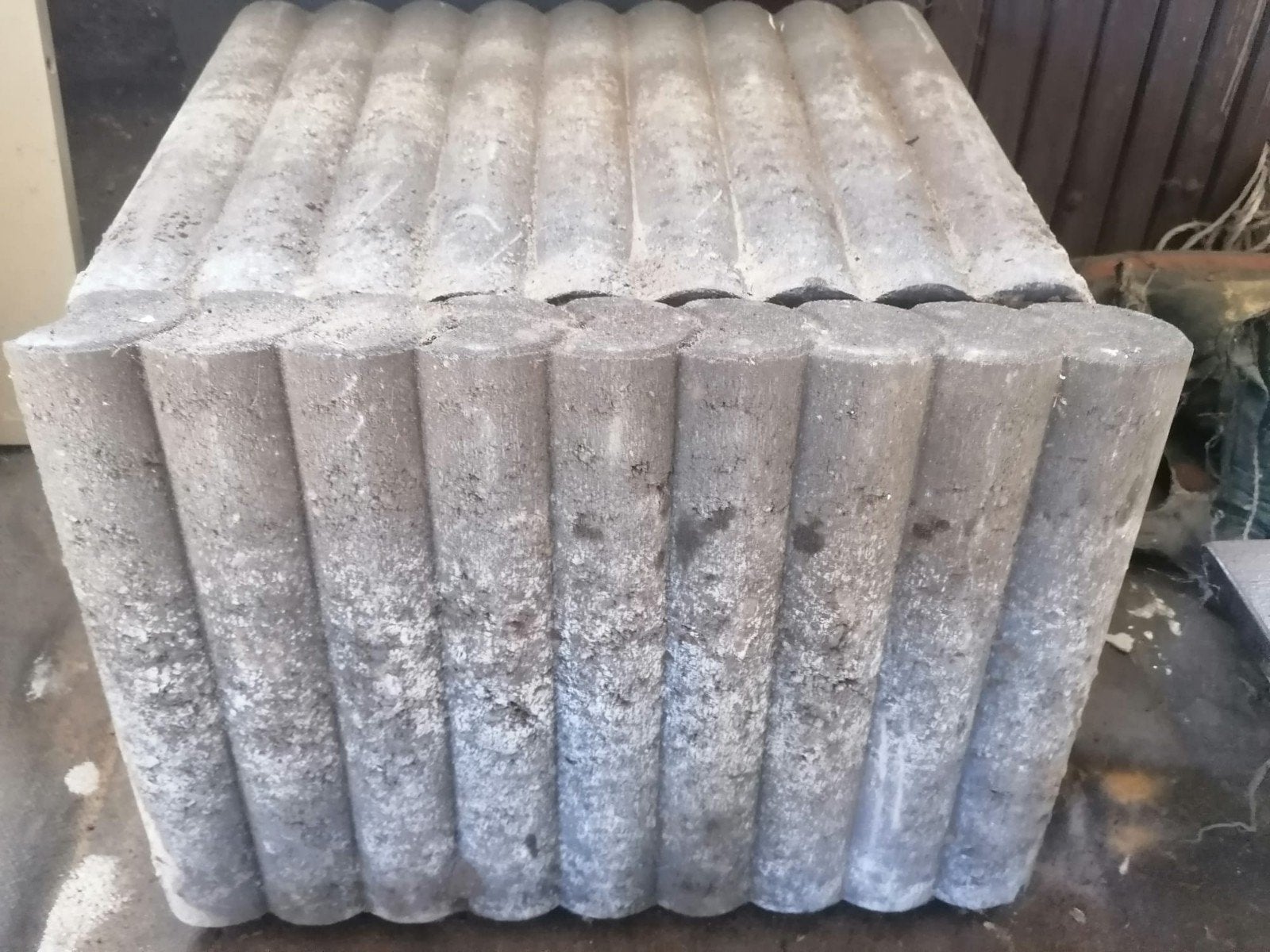 5 betonnen border/palissade 50x35x7.5 cm, Ophalen, Gebruikt, 25 tot 50 cm, 25 cm of meer