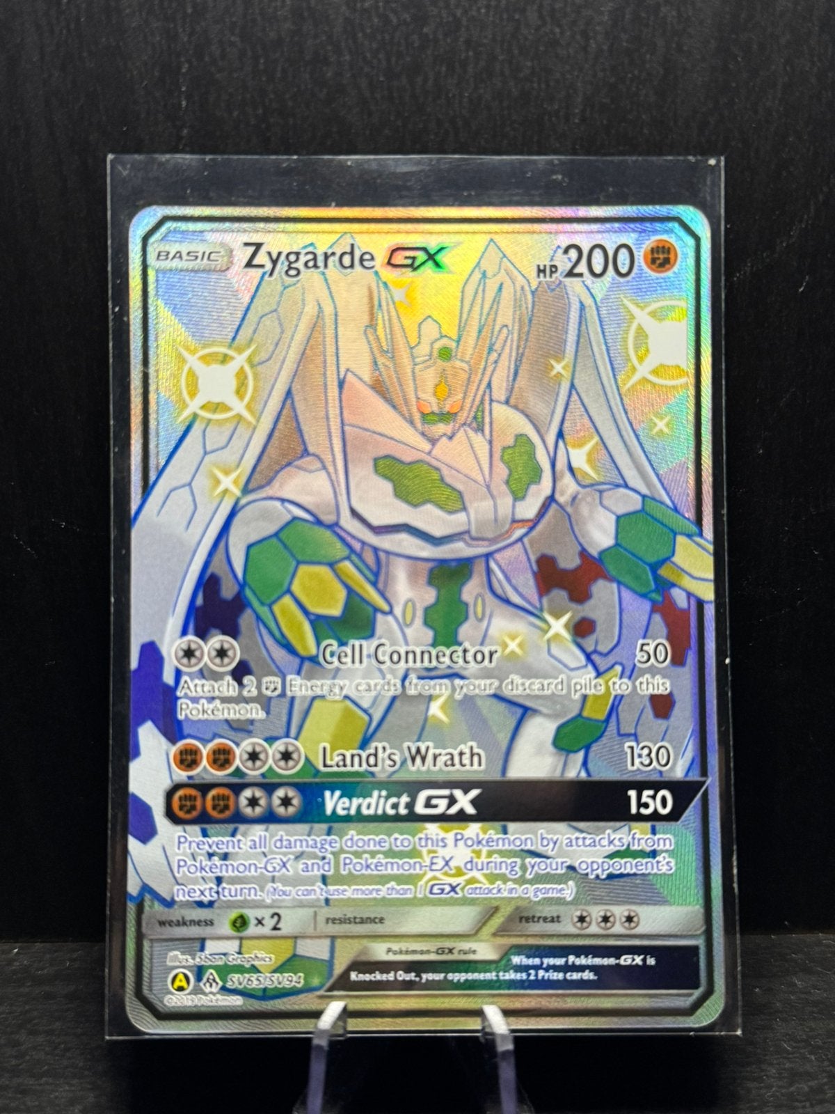 Zygarde GX - Hidden Fates, Hobby en Vrije tijd, Verzamelkaartspellen | Pokémon, Verzenden, Nieuw, Losse kaart, Foil