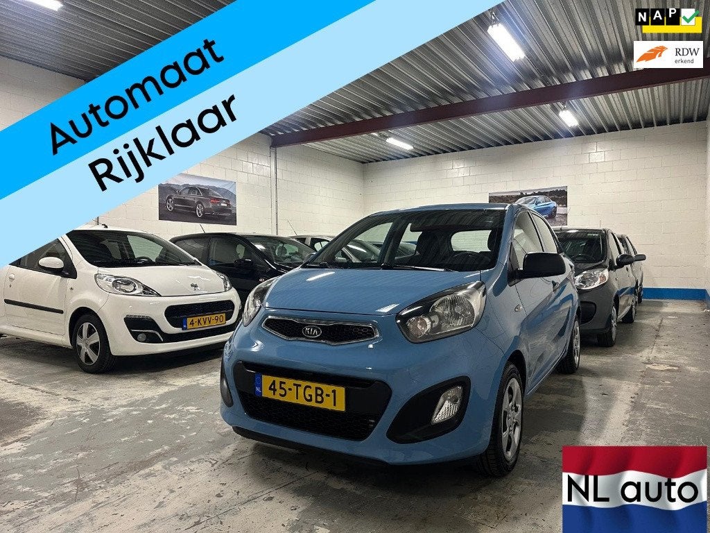 Kia Picanto 1.2 CVVT Comfort Pack Automaat/Airco/Nap/Apk!, Auto's, Euro 5, 86 pk, Gebruikt, 4 cilinders