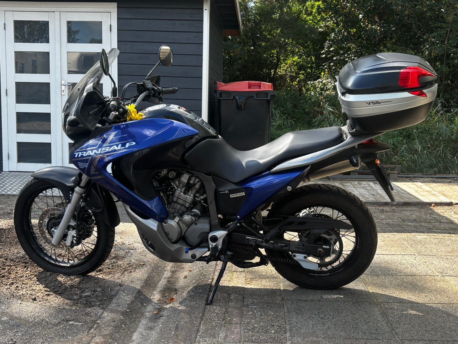 Honda Transalp Topkoffer, Ophalen of Verzenden, Gebruikt