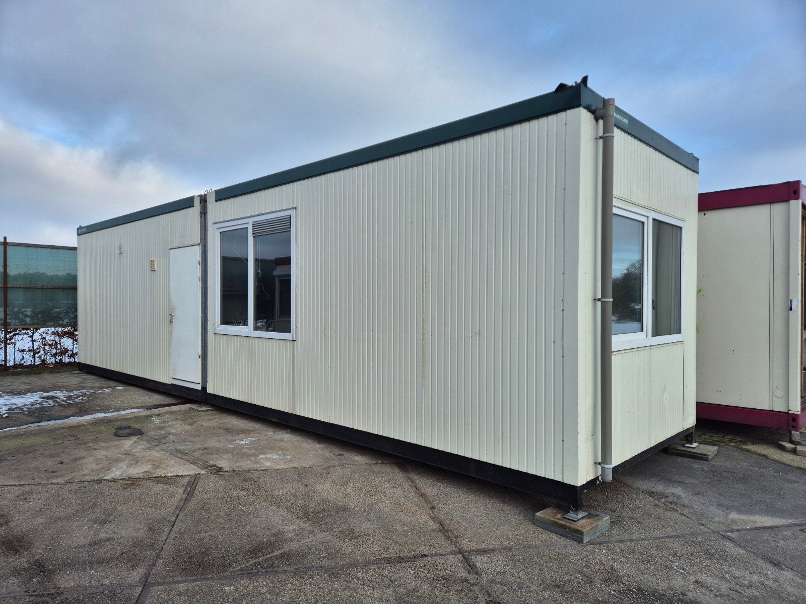 Woonunit 3x12m kantoorunit bouwkeet container unit, Ophalen