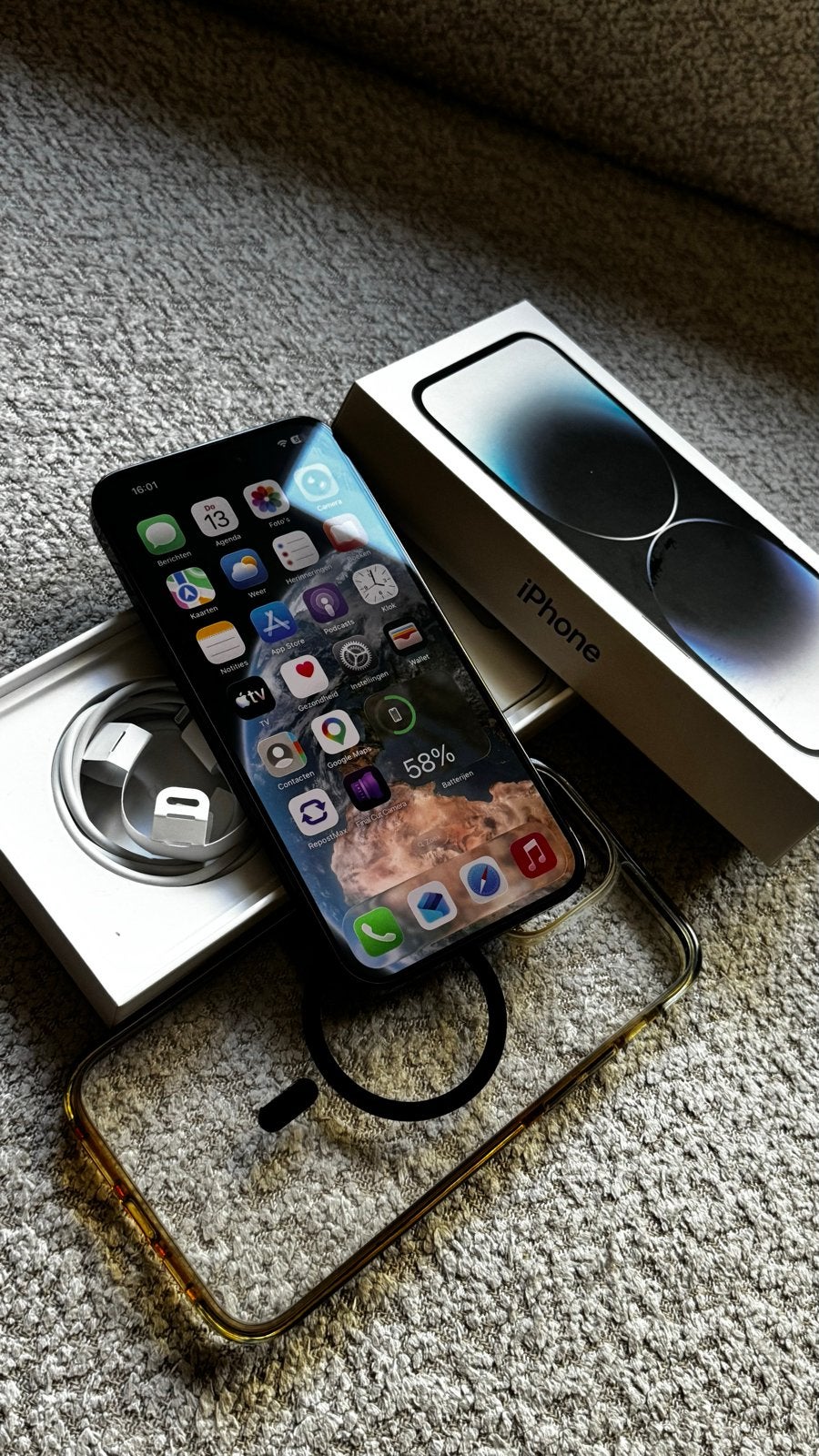 iPhone 14 Pro Max 128GB - Zo goed als nieuw, Telecommunicatie, Mobiele telefoons | Apple iPhone, Ophalen, 128 GB, Zwart, Zo goed als nieuw