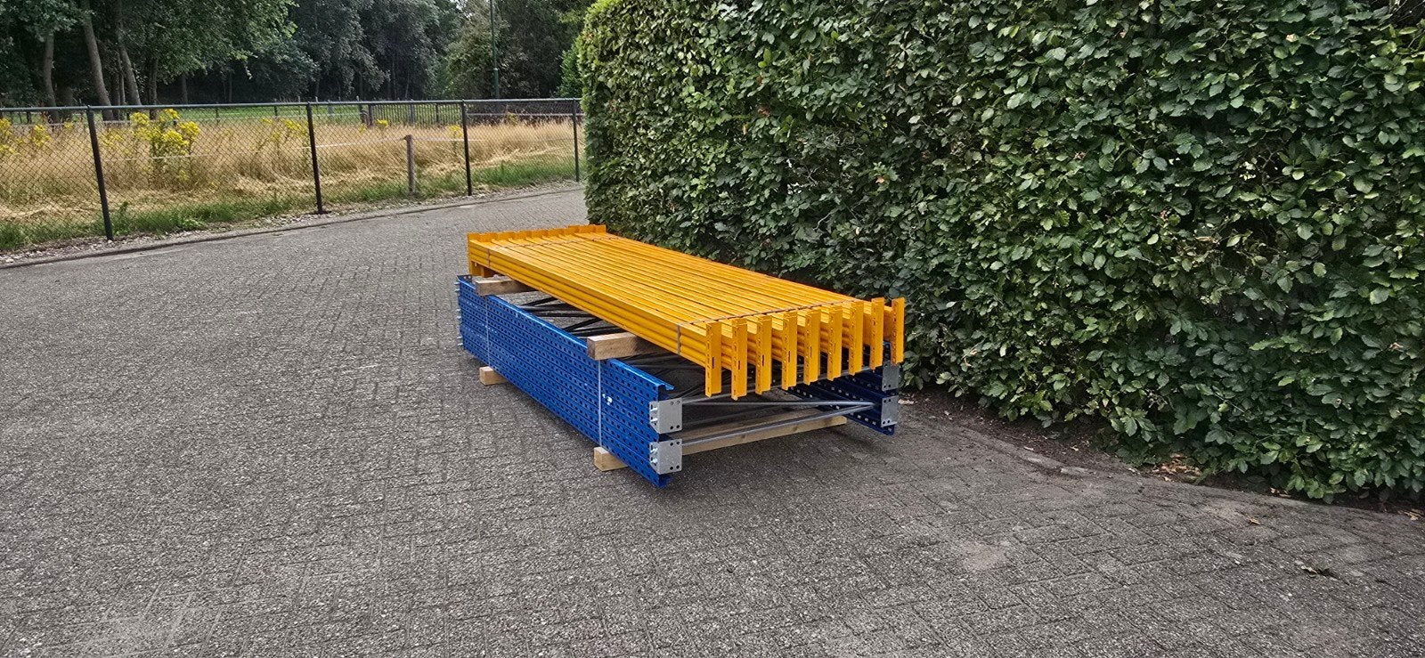 11,5 meter Esmena palletstelling zo goed als nieuwe, Ophalen