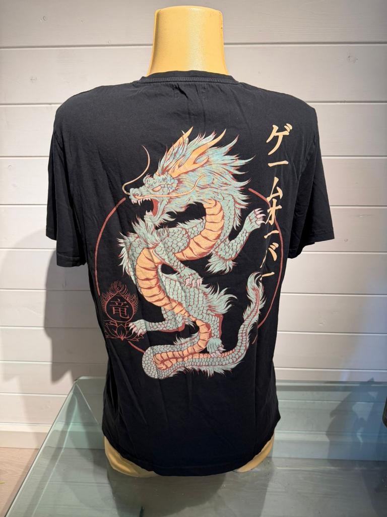 Unisexs YOURTURN T-shirt maat M, Maat 48/50 (M), Zwart, Your turn, Ophalen of Verzenden