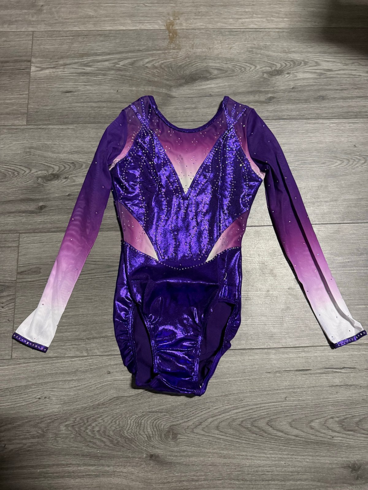 Nieuw turnpakje Sparkle & Dream paars met glitters ALA, Paars, Nieuw, Maat 36 t/m 42, Ophalen of Verzenden