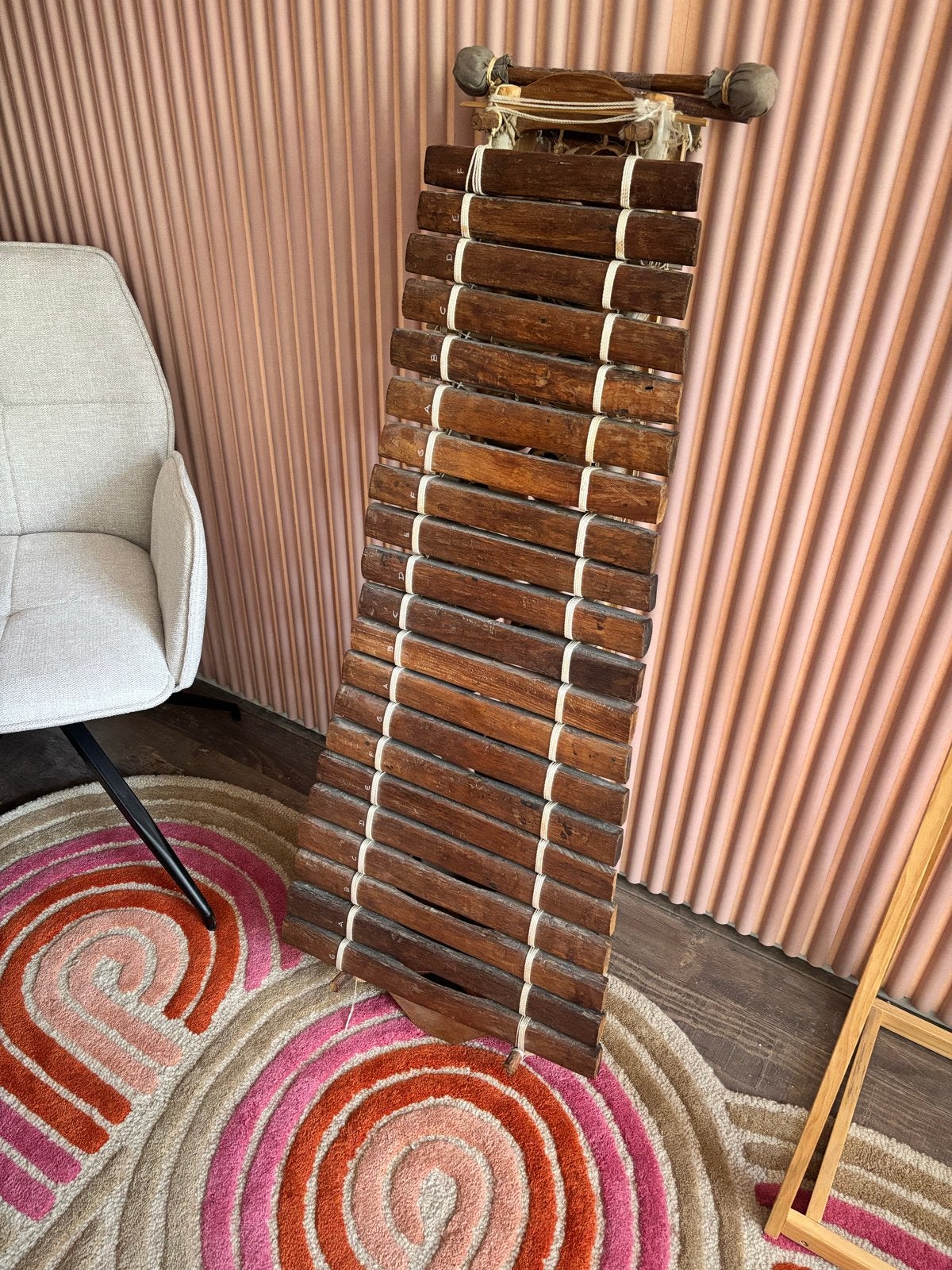Uniek Afrikaans Xylofoon - Balafoon - 1.20m lang, Ophalen, Zo goed als nieuw