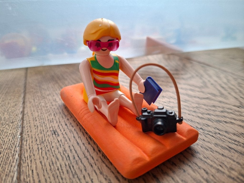 Playmobil 4681 Toeriste met luchtbed, Gebruikt, Complete set, Ophalen of Verzenden, Summer fun