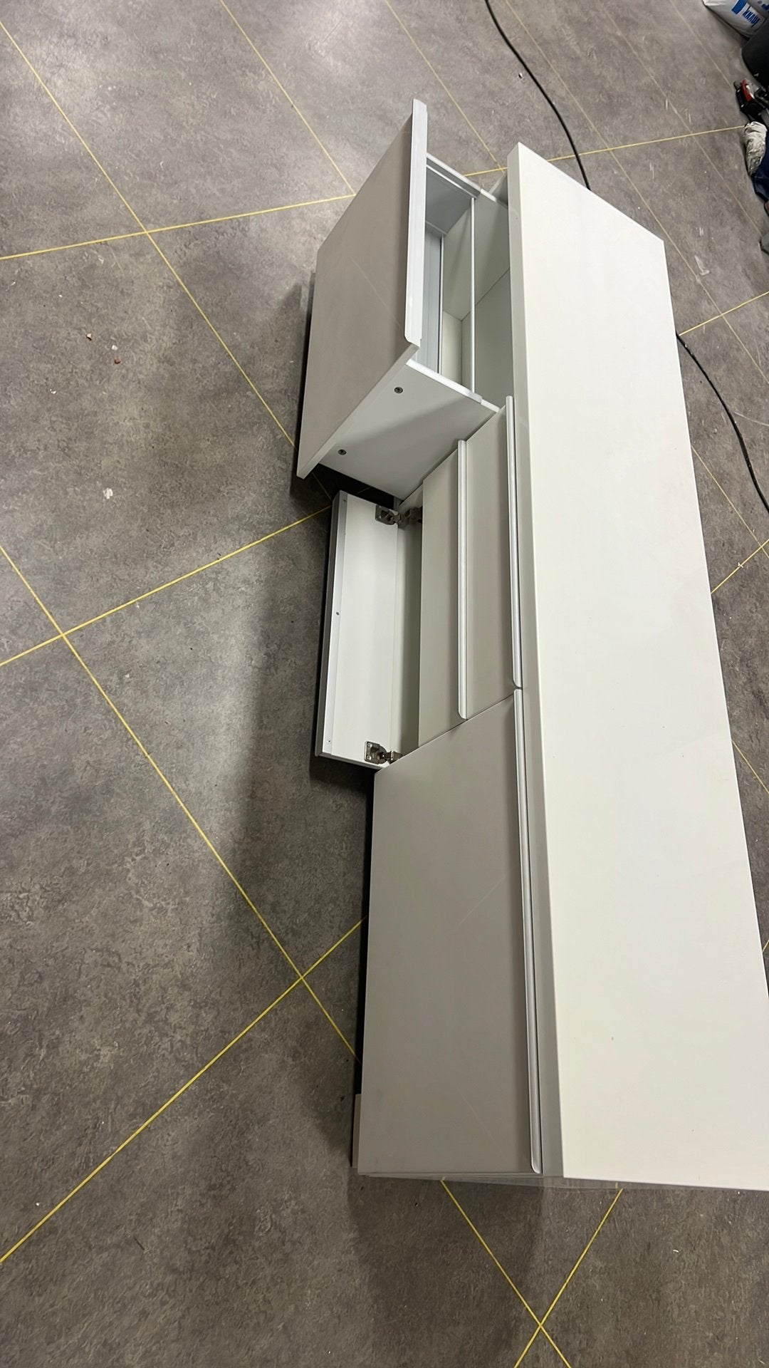 Tv meubel, Ophalen, Zo goed als nieuw, Mdf, Plinten