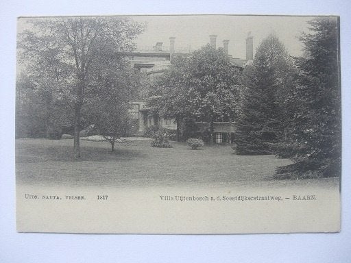 P330 Baarn - Villa Uijtenbosch, Verzenden, Voor 1920, Ongelopen, Utrecht