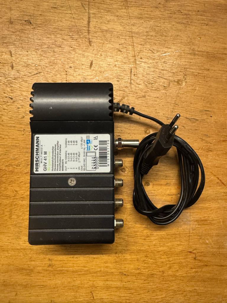 Hirschmann GHV41M antenneversterker, Ophalen of Verzenden, Audio