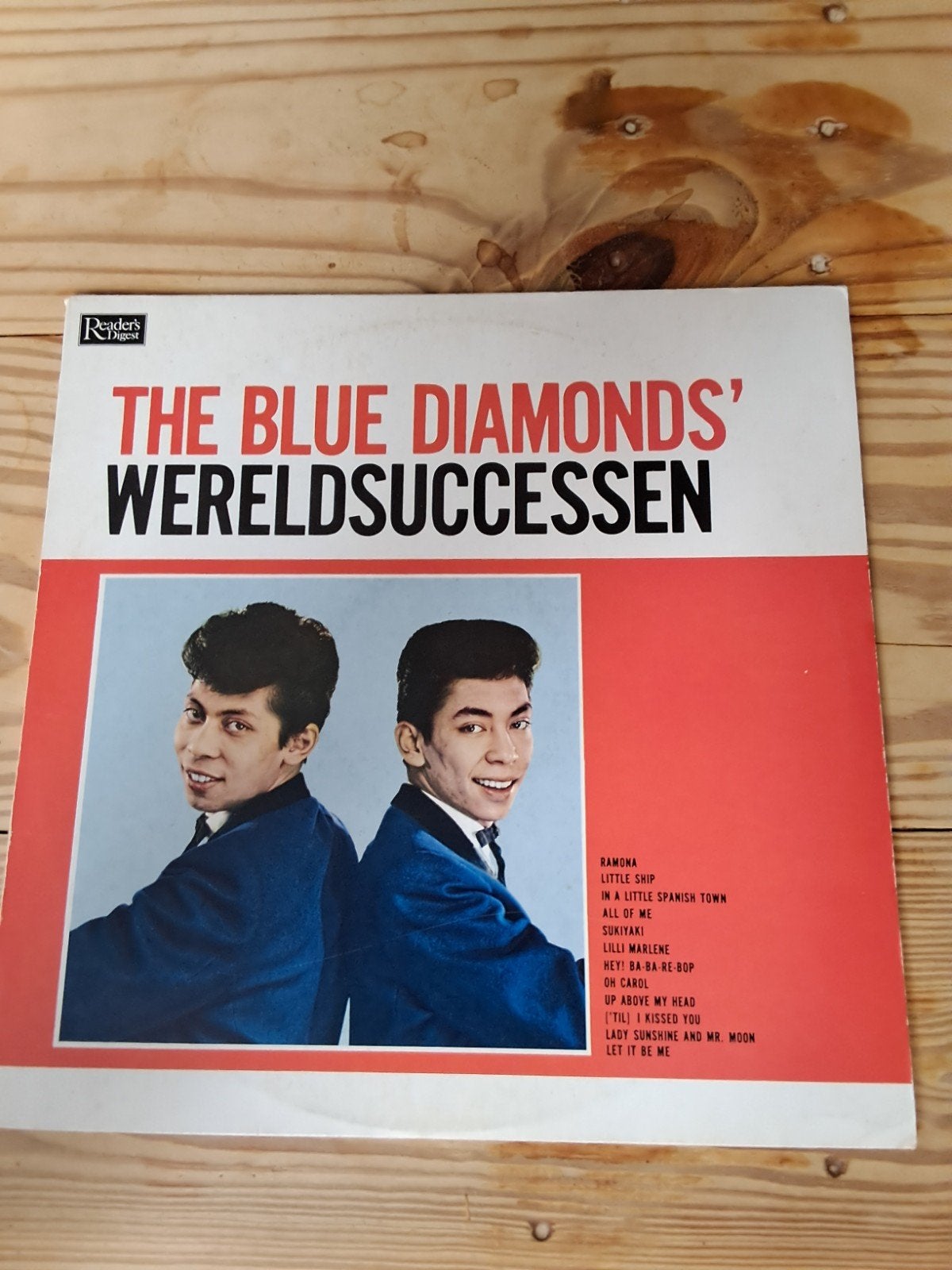 The Blue Diamonds - Wereldsuccessen LP, LP, Gebruikt, Pop, Ophalen of Verzenden