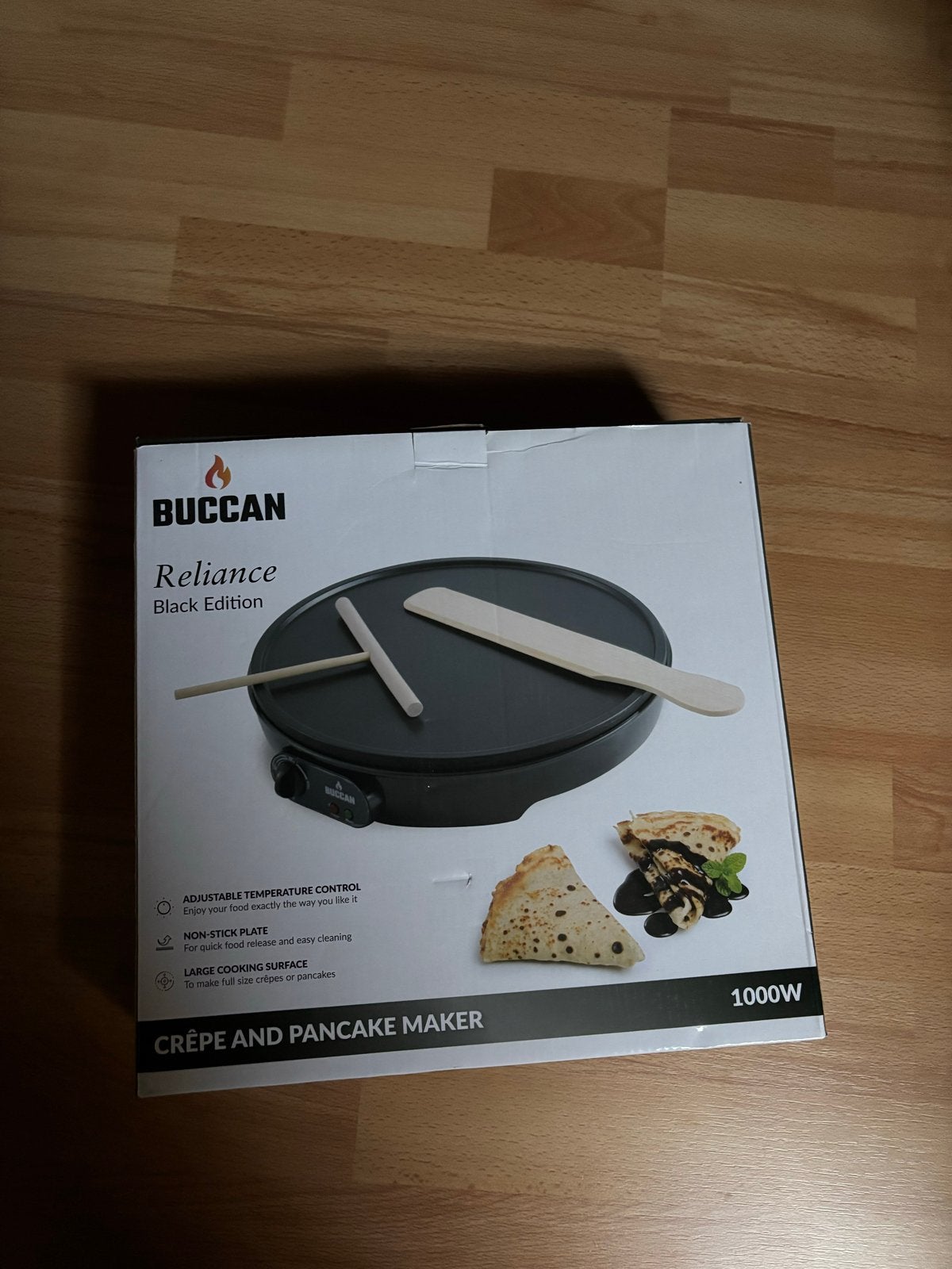 Buccan Reliance Crêpe en Pannenkoekenmaker 1000W, Witgoed en Apparatuur, Overige Witgoed en Apparatuur, Ophalen, Nieuw