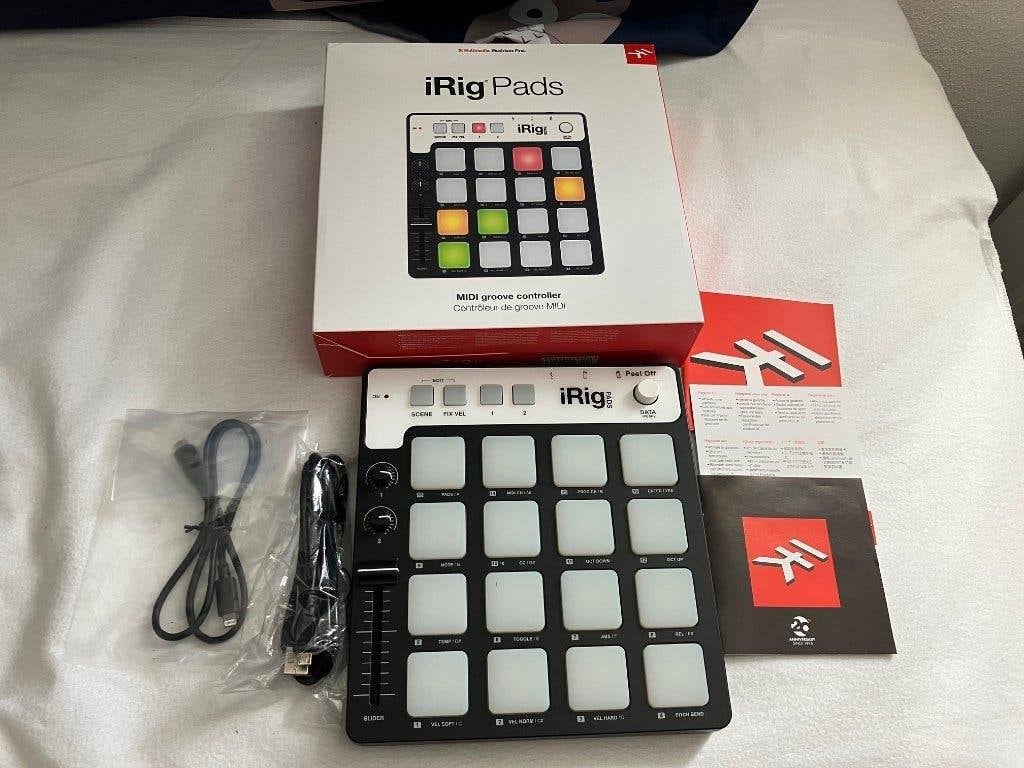 IK Multimedia iRig Pads MIDI Controller – compleet & getest, Muziek en Instrumenten, Ophalen of Verzenden, Gebruikt