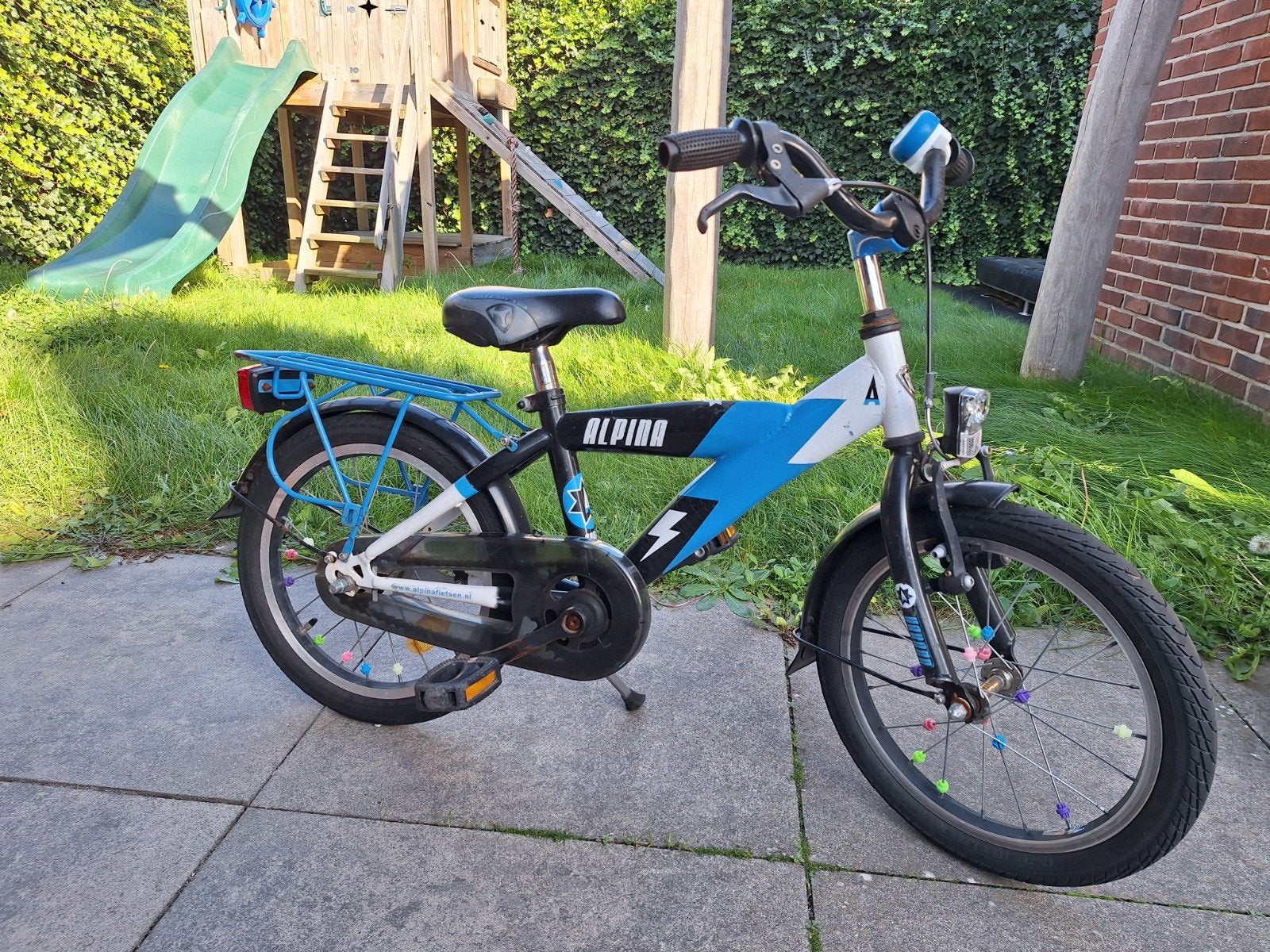 Alpina Yabber 16 inch kinderfiets, Ophalen, Terugtraprem, Alpina, 16 tot 20 inch