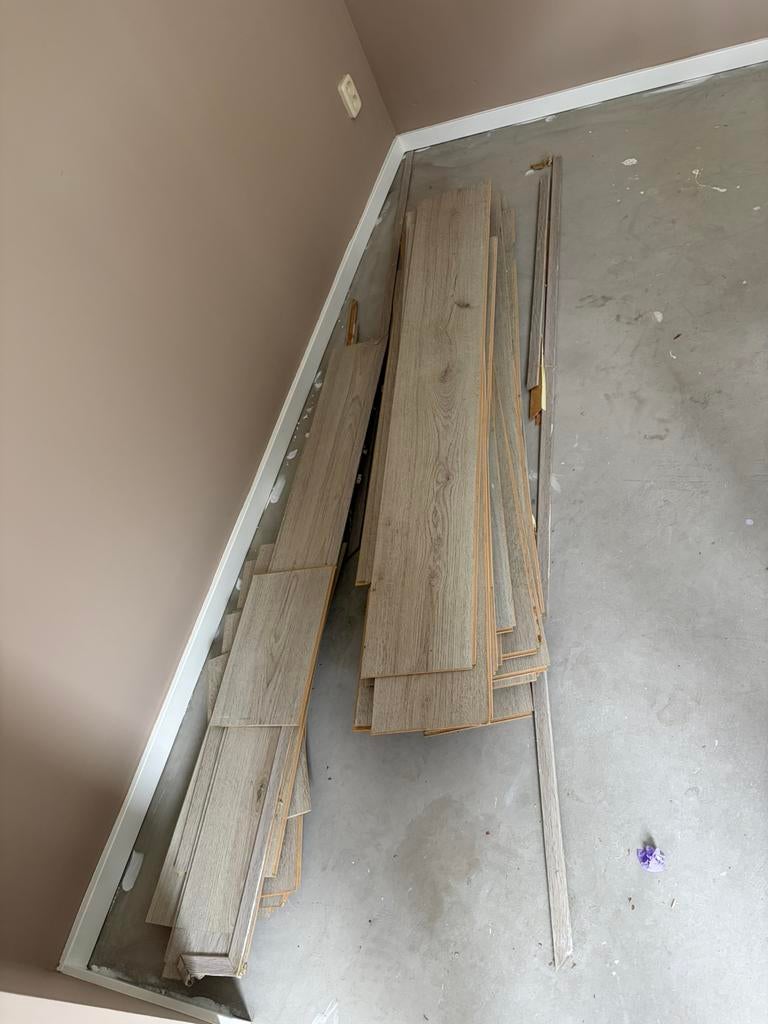 Laminaat, Ophalen, Gebruikt, Minder dan 10 m², Laminaat