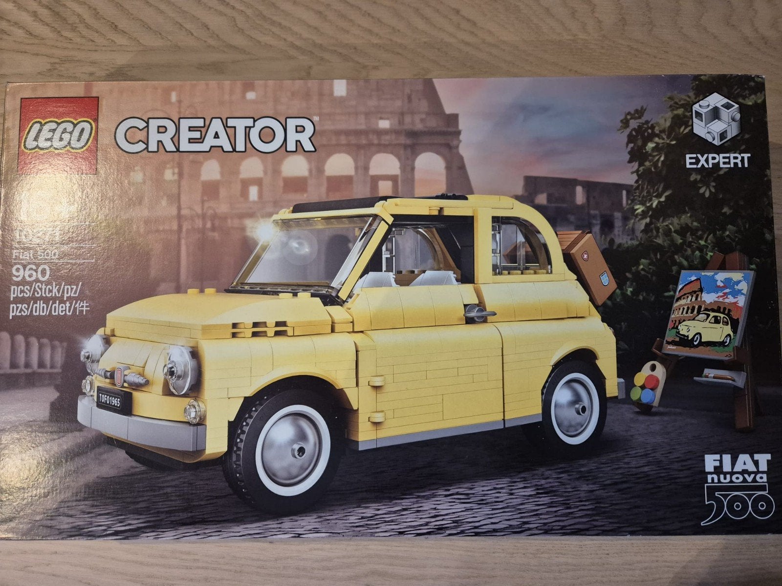 LEGO Creator Expert Fiat 500 (10271) - Zo goed als nieuw, Ophalen of Verzenden, Zo goed als nieuw, Complete set, Lego