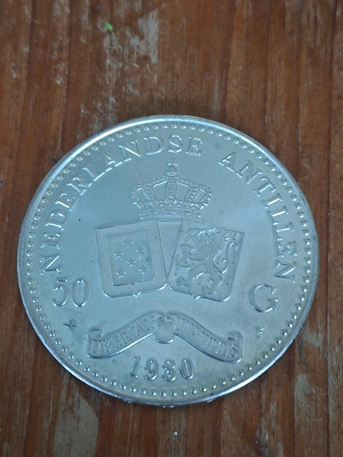 50 gulden nederlandse antillen uit 1980, Ophalen of Verzenden