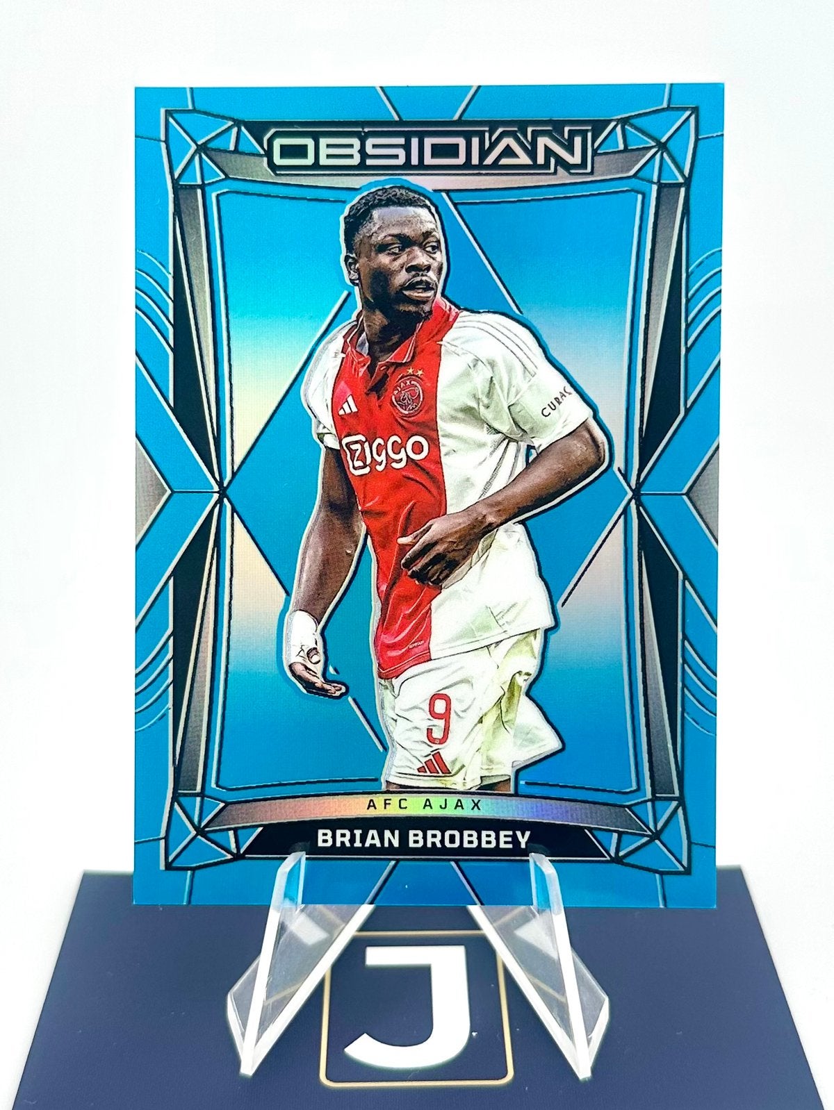 Brian Brobbey /15 Blue - Panini Obsidian Ajax, Ophalen of Verzenden, Zo goed als nieuw, Plaatje