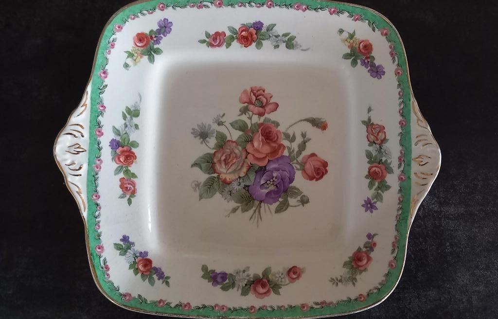 Koekjes-,  petit-foursschaal 1930- 1940, Antiek en Kunst, Antiek | Schalen, Ophalen