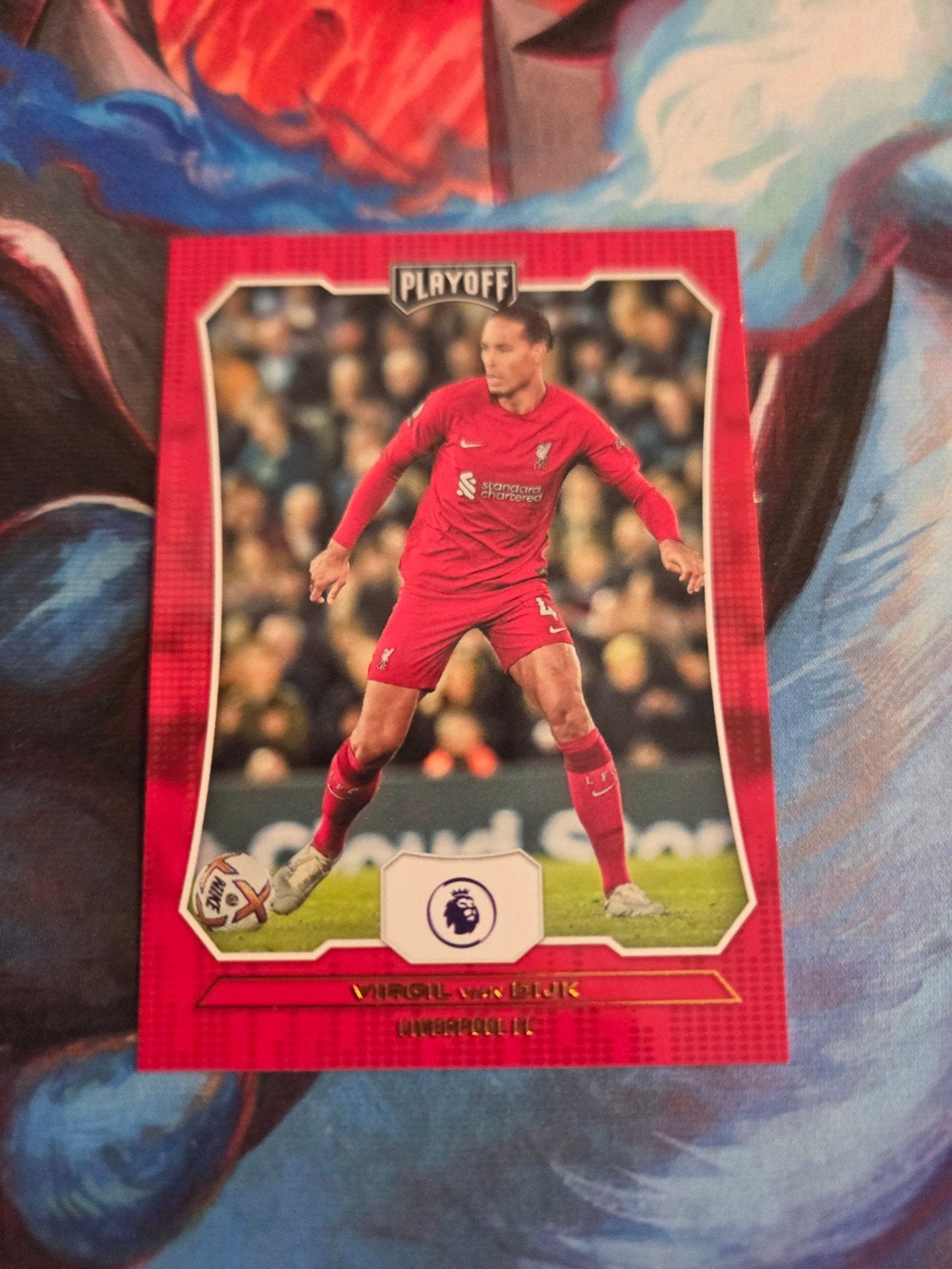 Virgil van Dijk Panini Playoff Premier League Spelerskaart, Ophalen of Verzenden
