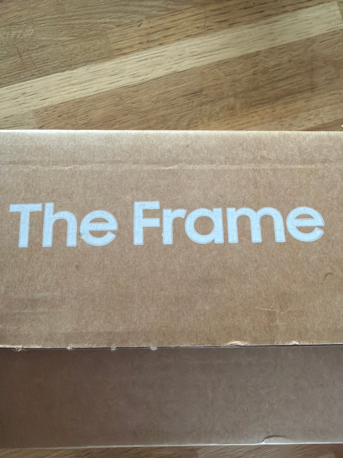 Frame houtkleur teak t.b.v. Samsung The Frame TV - 75 inch, Ophalen, 50 Hz, Nieuw, Samsung
