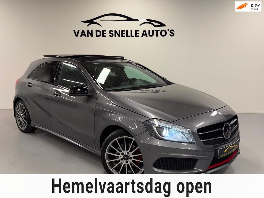 Mercedes-Benz A-klasse 220 CDI AMG/PANO/CAMERA/MEMORY/EURO6, Auto's, Mercedes-Benz, Gebruikt, Euro 6, 4 cilinders, Leder