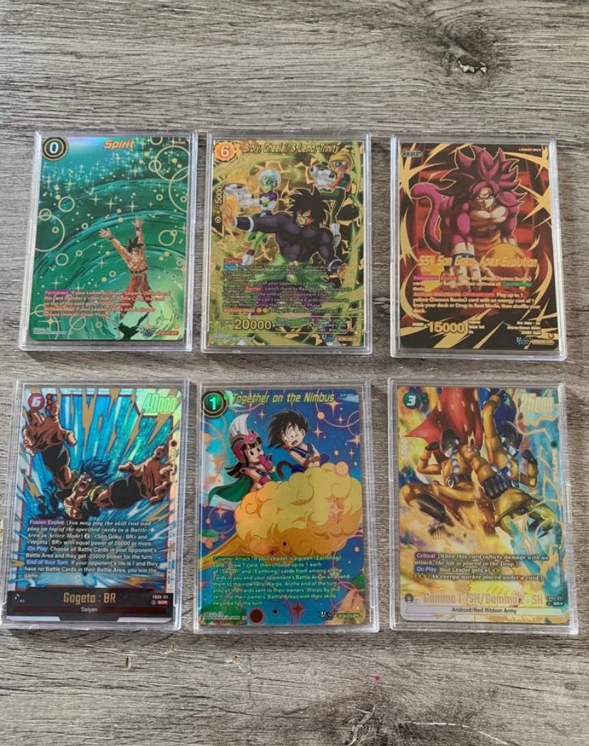 Dragon ball cards rare!!, Ophalen of Verzenden, Nieuw, Meerdere kaarten