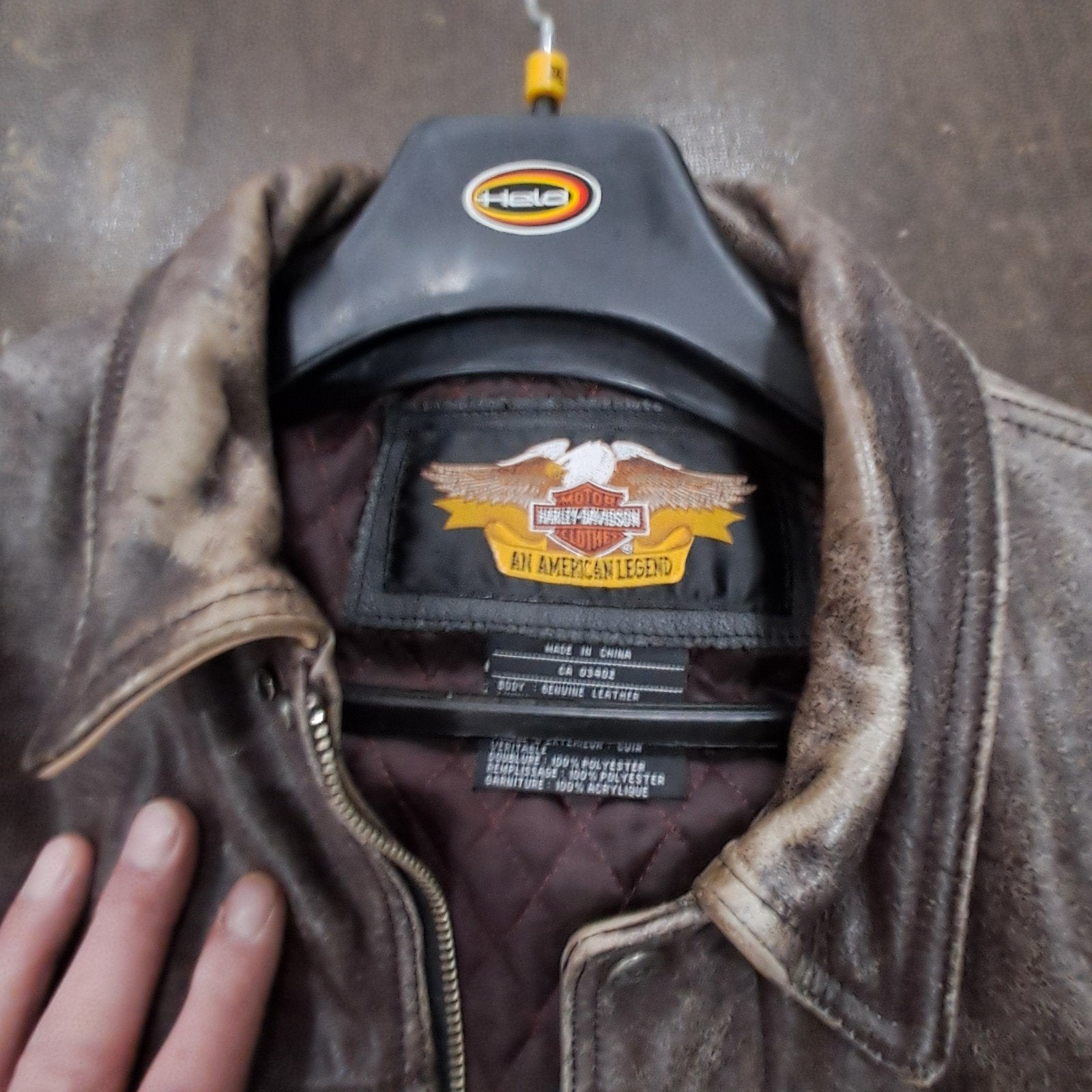 Originele Harley-Davidson Leren Jas - Maat 4XL, Ophalen, Gedragen, Harley-Davidson