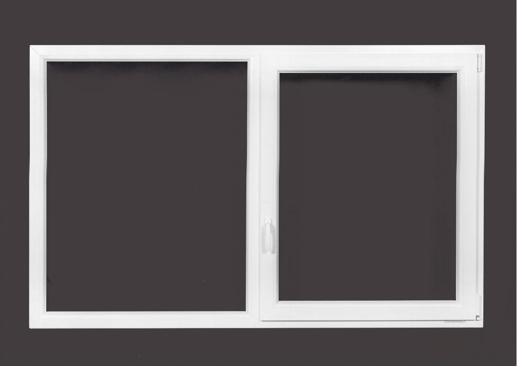 Kunststof kozijn b200 x h130 v-dk RAL 9016