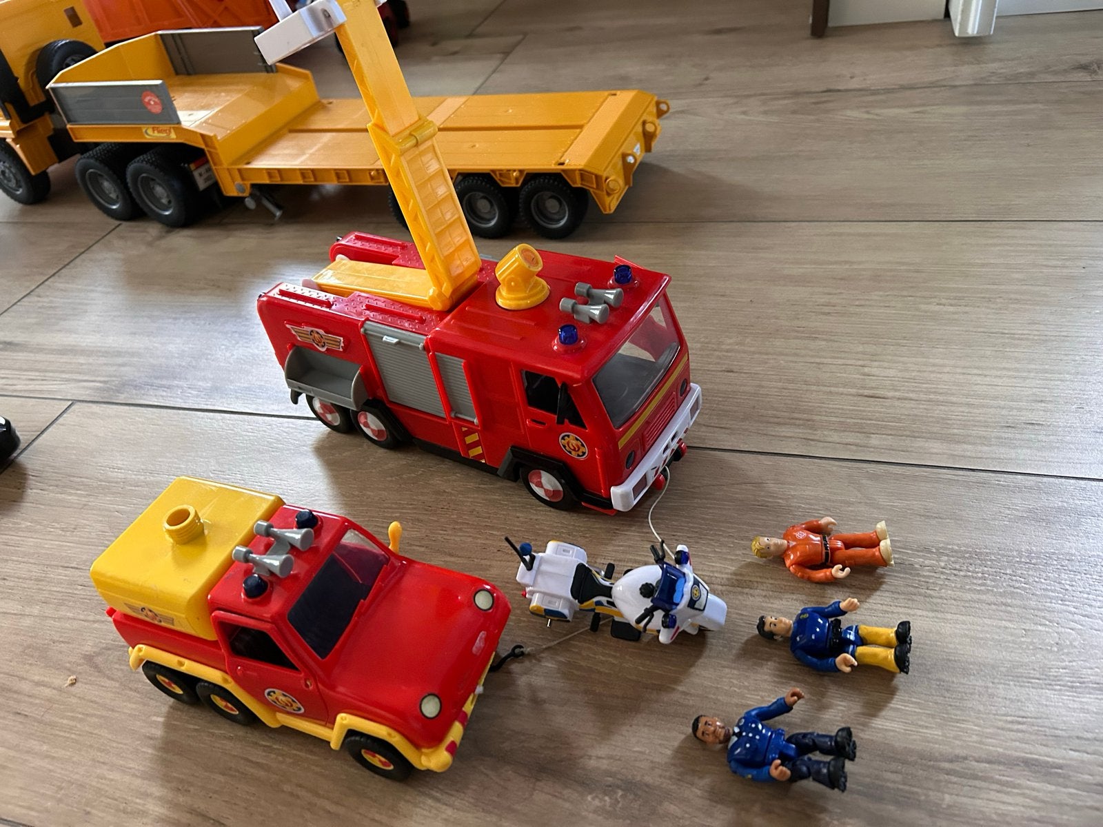 Brandweerman Sam speelgoedset met voertuigen en figuren, Ophalen, Gebruikt, Jongen of Meisje