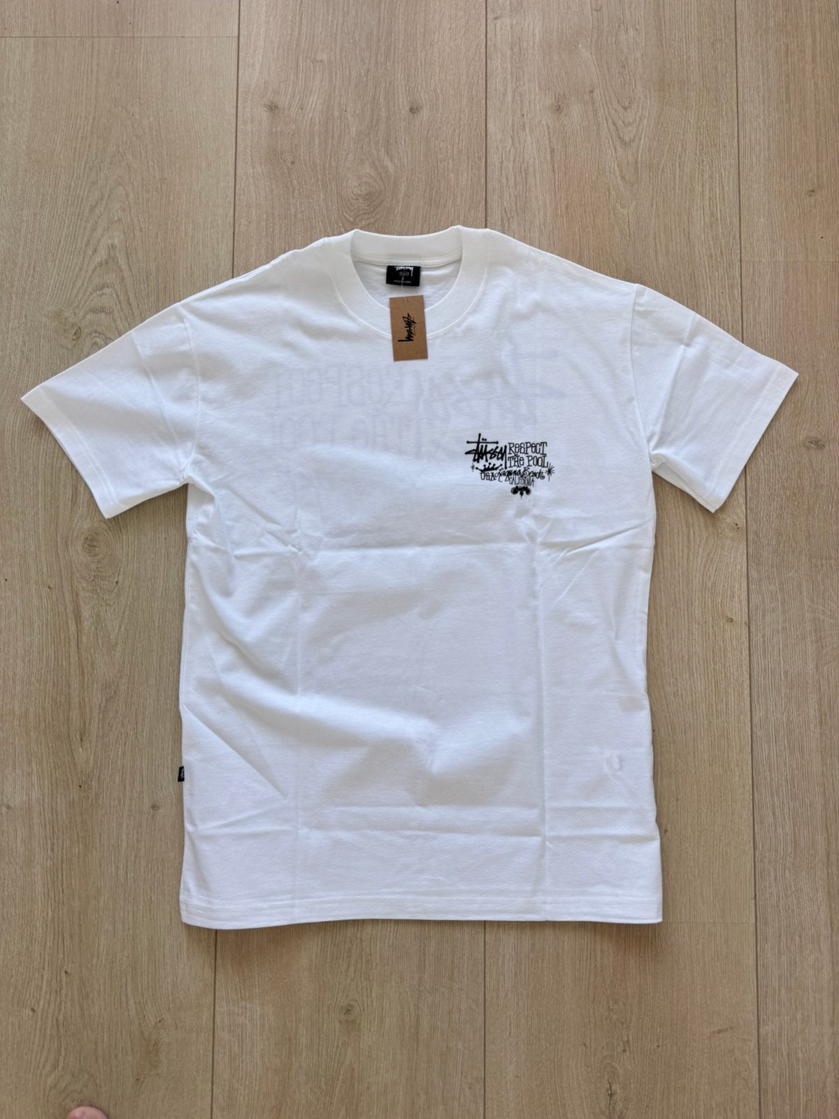 Stussy maat s, Kleding | Heren, T-shirts, Ophalen of Verzenden, Nieuw, Maat 46 (S) of kleiner, Wit