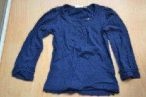 104 blauw shirt, Kinderen en Baby's, Kinderkleding | Maat 104, Verzenden, Zo goed als nieuw, Meisje, Shirt of Longsleeve
