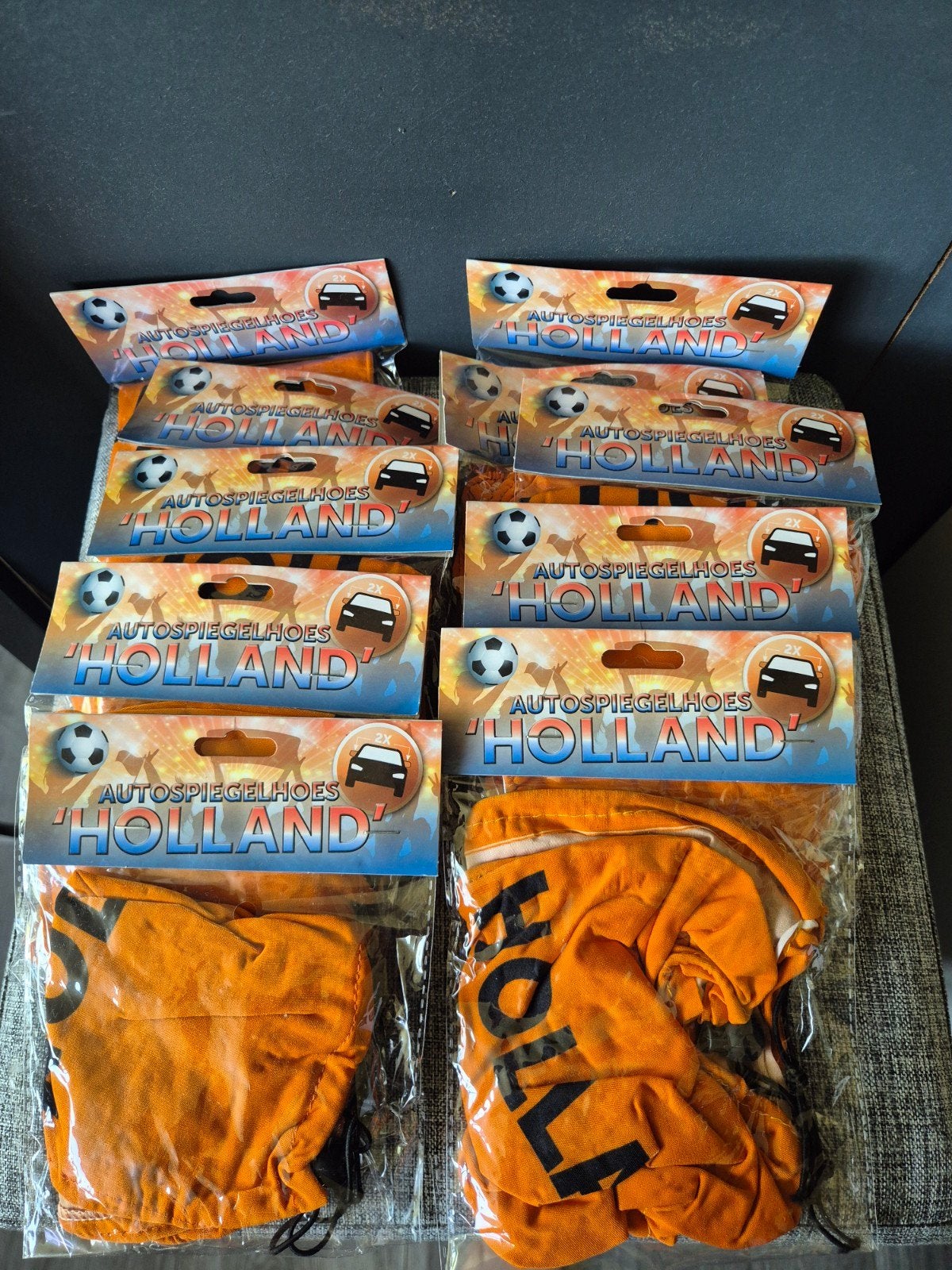Autospiegelhoezen 'Holland' - Oranje (Nieuw), Ophalen of Verzenden, Nieuw