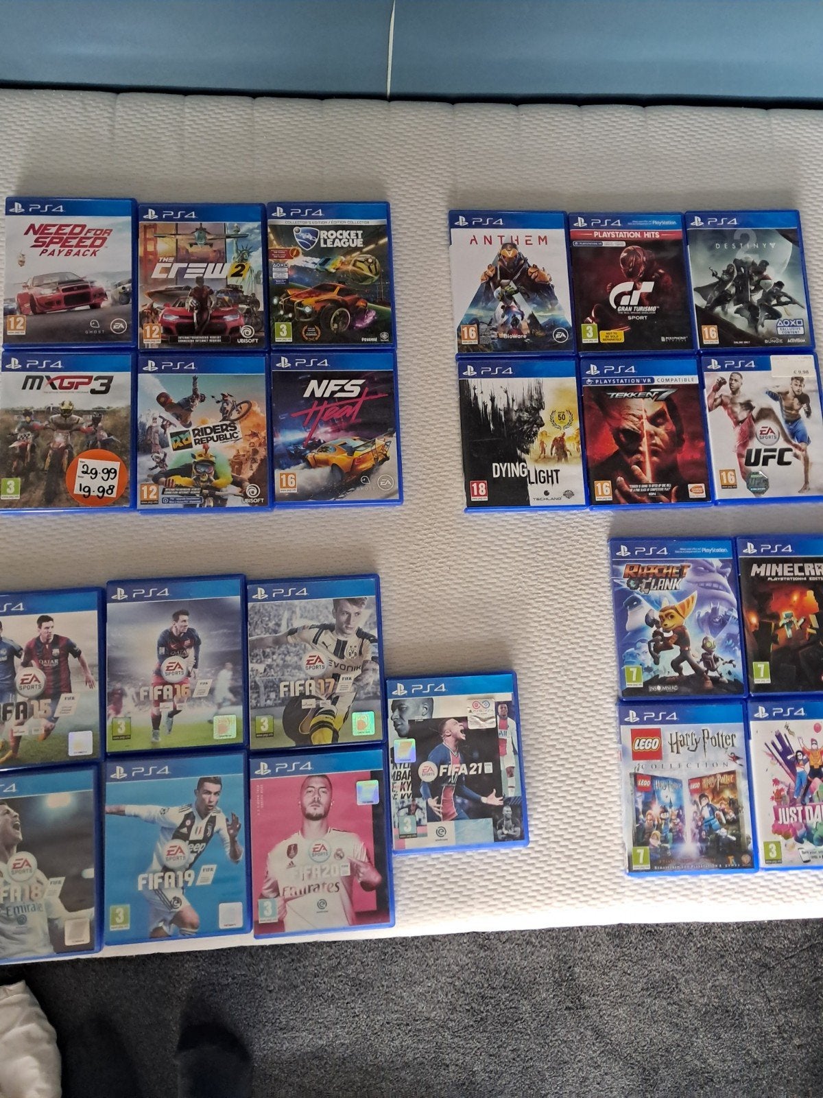 23 PS4 Spellen - Diverse Genres, Ophalen