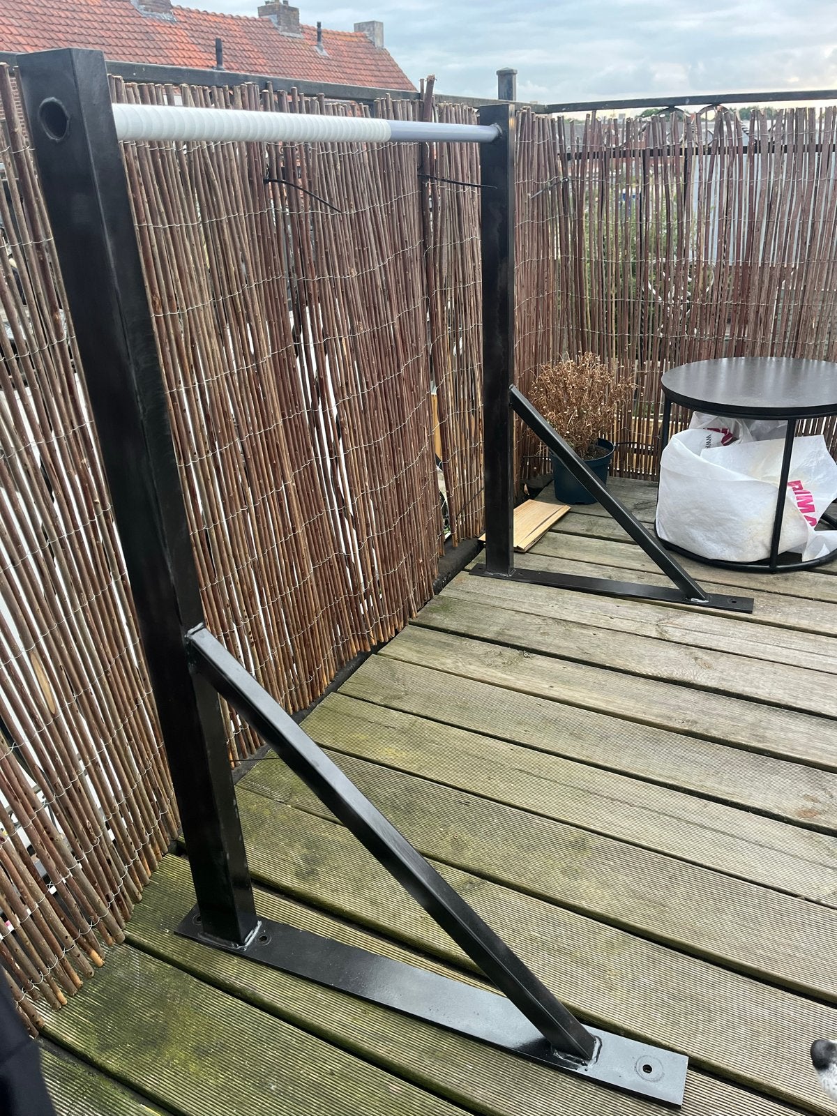 Stevige Oprekstang voor Buiten - Perfect voor Calisthenics, Sport en Fitness, Fitnessmaterialen, Ophalen, Gebruikt, Armen, Oprekstang