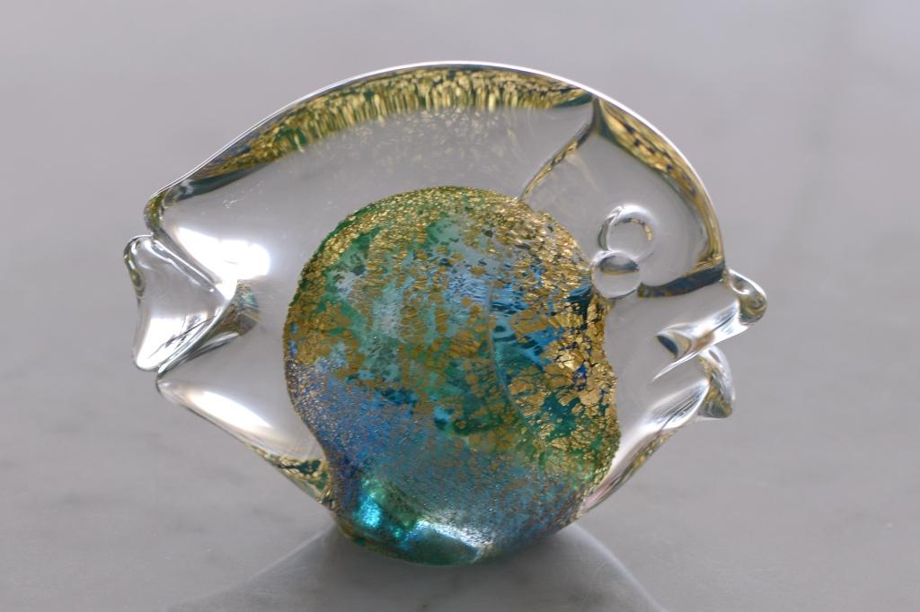 ✅ SARDINIA CRYSTAL paperweight vis Josef Marcolin ca. 1980, Ophalen of Verzenden
