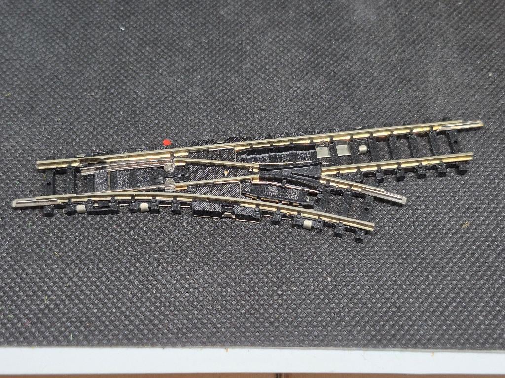Minitrix 4963 - handwissel rechts R1 24gr. (14788), Gebruikt, Gelijkstroom, Trix, Rails