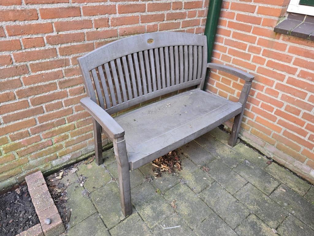 Kunststof Tuinmeubelen - Stoel en Bankje, Ophalen of Verzenden, Gebruikt, Kunststof