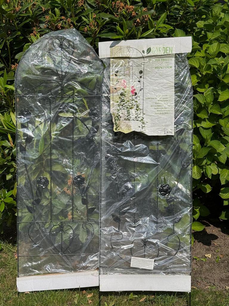 Bloemenrek voor klimplanten 117 cm, Ophalen of Verzenden, Nieuw, Minder dan 10 meter, Raster