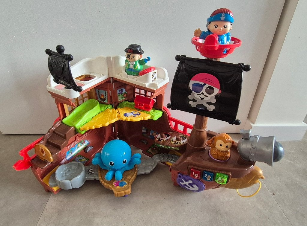 Vtech piratenschip, Ophalen, Zo goed als nieuw, 6 maanden tot 2 jaar