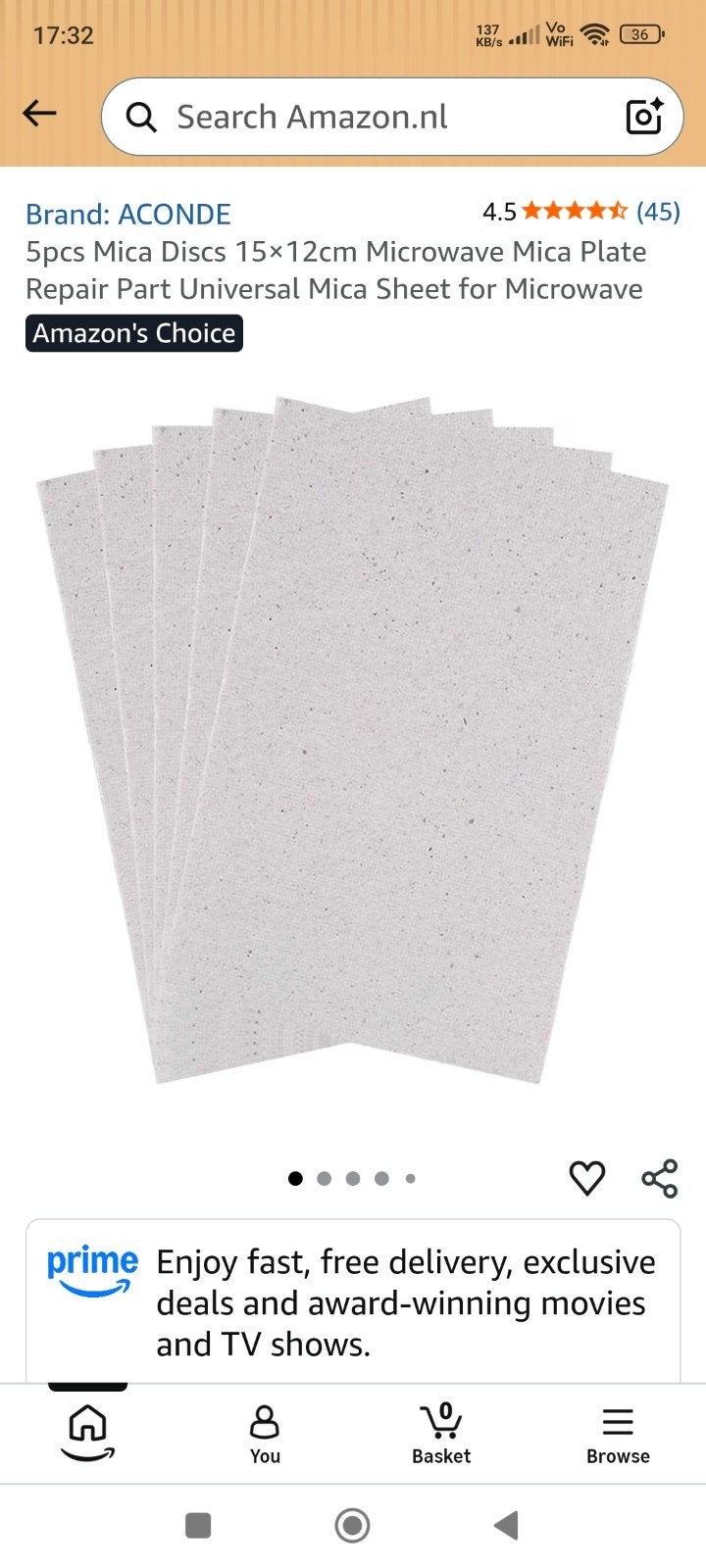 3x Mica platen voor magnetron - Ruilen voor een cadeau, Ophalen