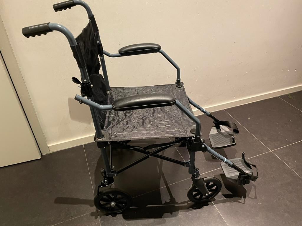 Rolstoel opvouwbaar, Diversen, Rolstoelen, Ophalen, Inklapbaar, Gebruikt, Duwrolstoel