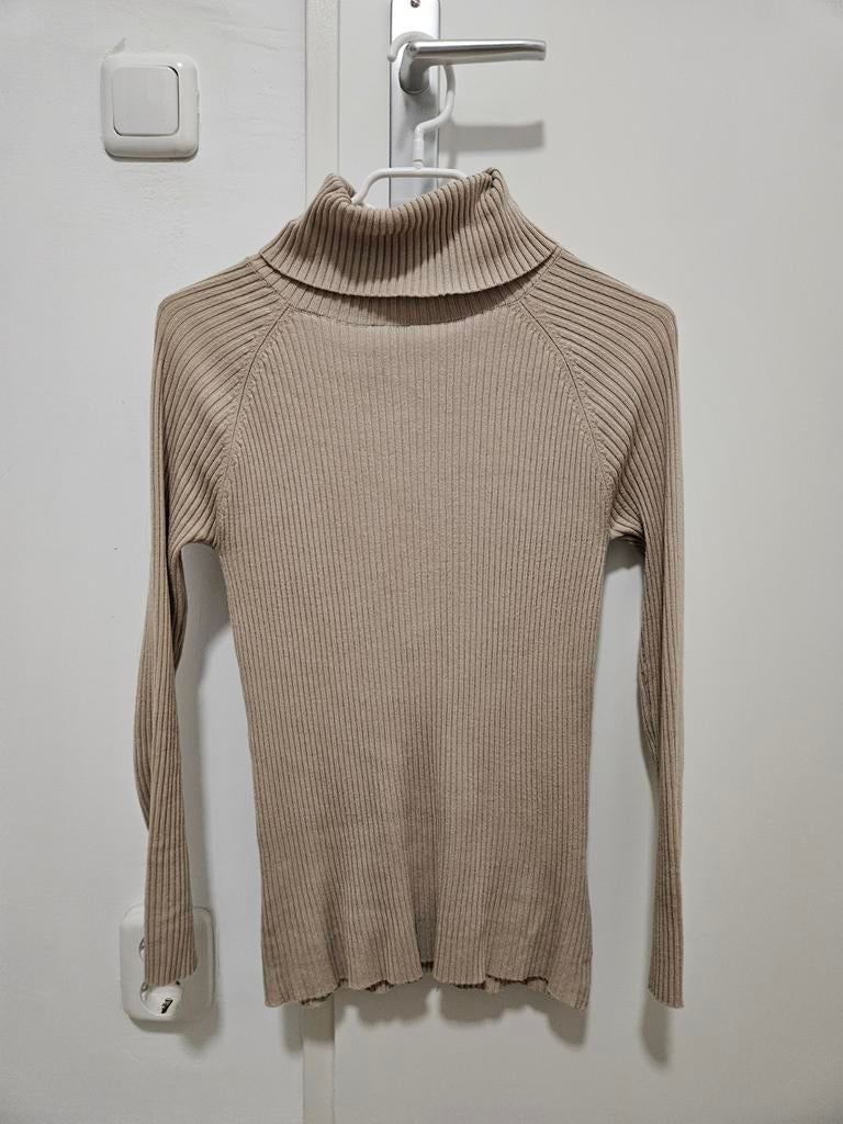 Beige coltrui Kaylla, Verzenden, Beige, Zo goed als nieuw, Lange mouw