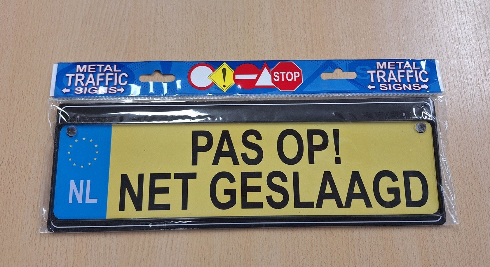 kentekenplaat, Ophalen of Verzenden, Nieuw, Feestartikel, Overige
