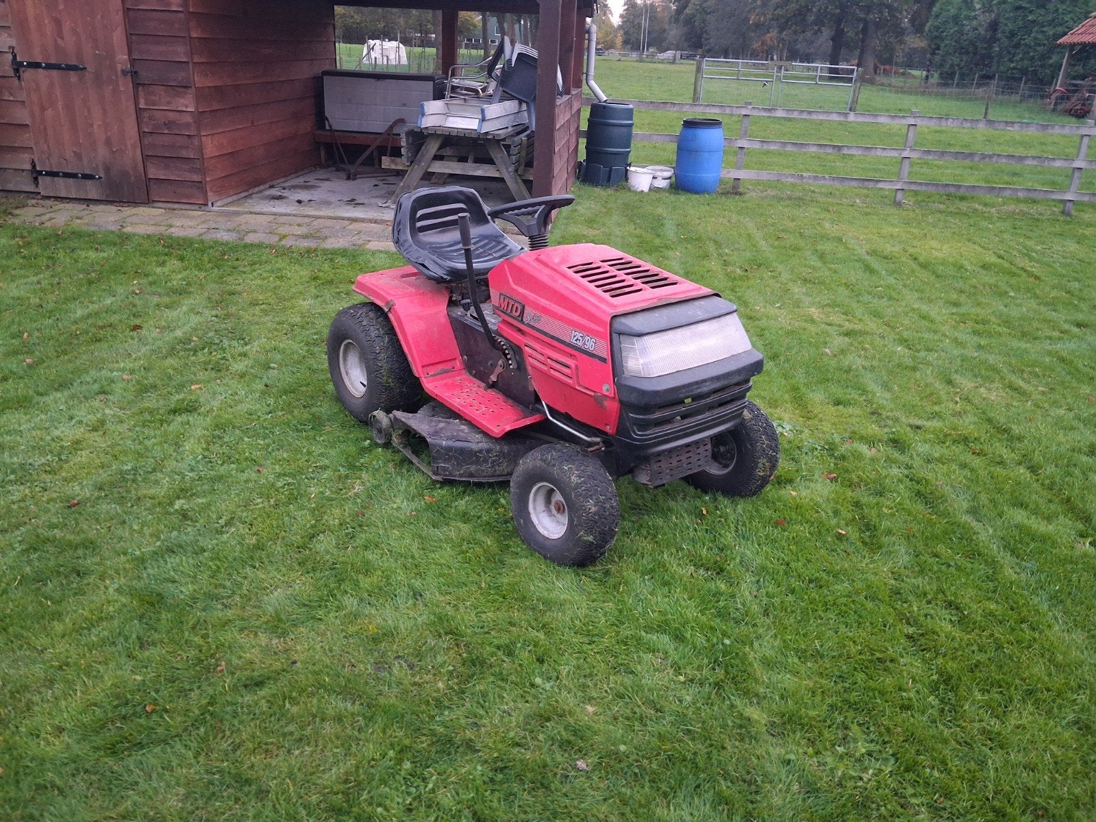 mtd zitmaaier, Ophalen, Gebruikt, MTD, Elektrische starter