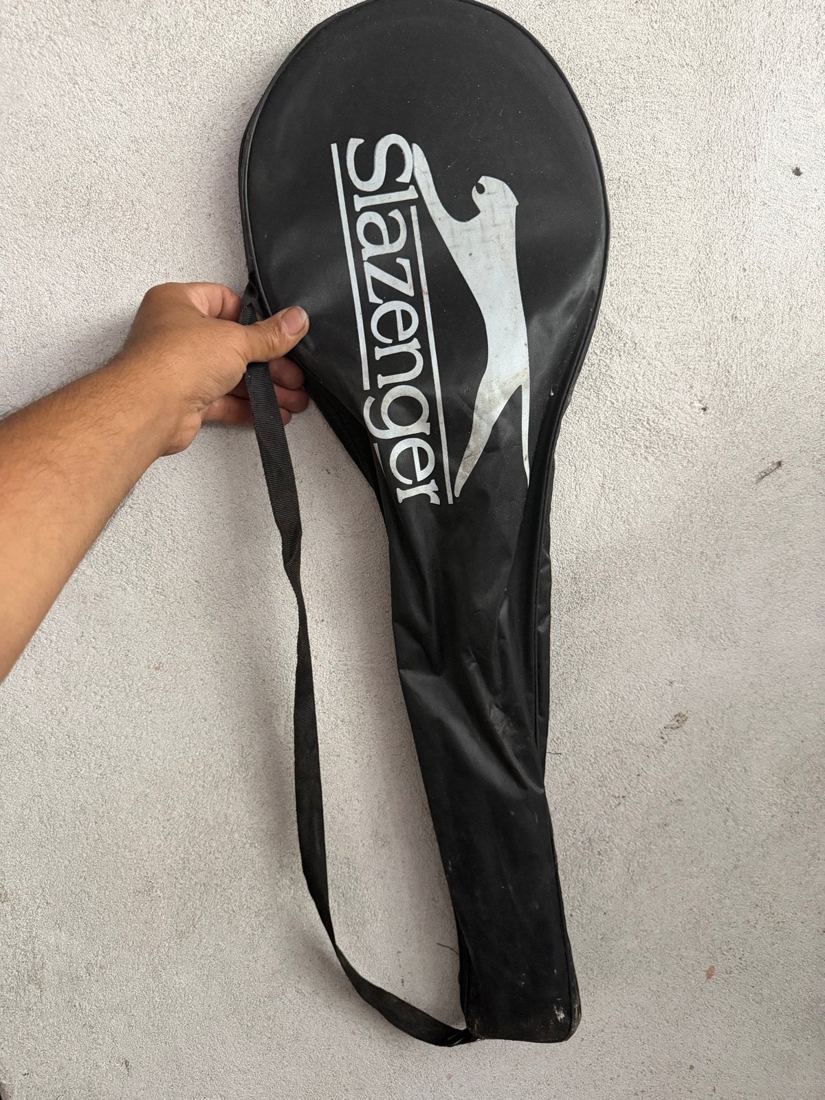 Slazenger tennisracket met hoes, Ophalen of Verzenden, Gebruikt, Racket