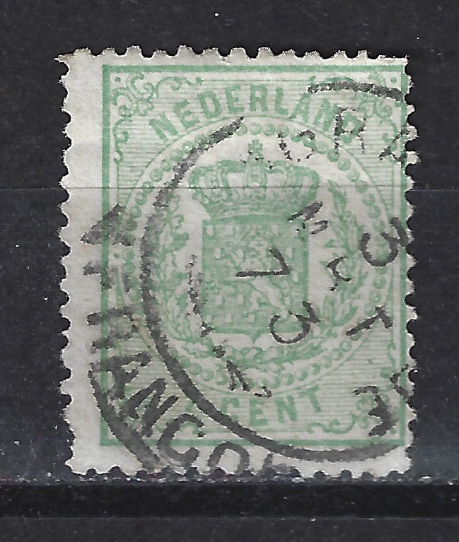 NVPH 15 gebruikt Wapenzegels 1869 ; OUD NEDERLAND p/stuk, Ophalen of Verzenden, T/m 1940, Gestempeld